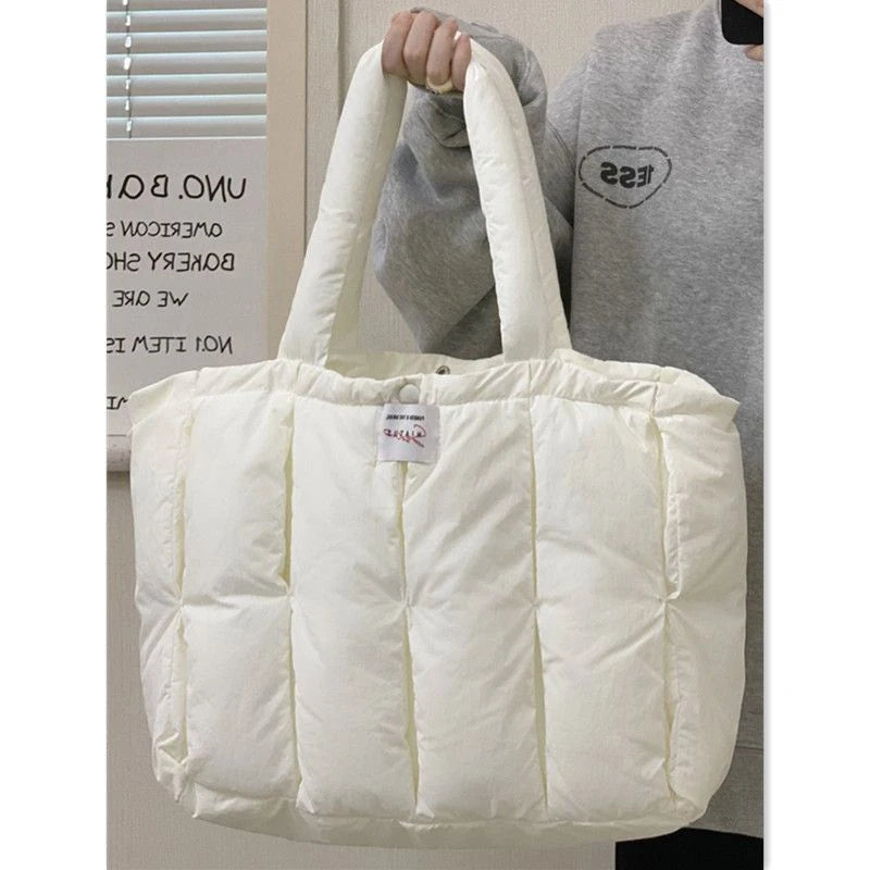 Cotton-Filled Foldable Tote Bag