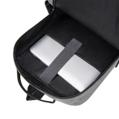 Waterproof backpack with USB port for men