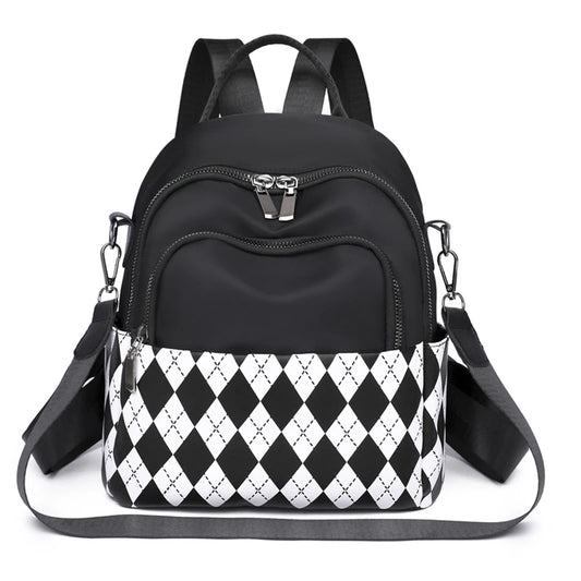 School Ladies Backpack Oxford Cloth Lightweight Girls Backpack