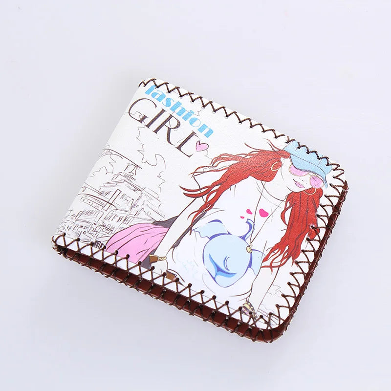 Cartoon Short Wallet for Men and Women - Creative Design