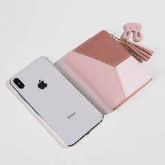 Women's Zip Wallet with Tassel, Versatile Design