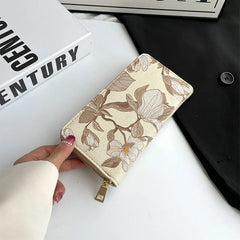 PU Ladies Purse Zero Purse Large Capacity Mobile Phone Bag