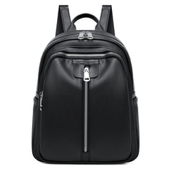 Retro PU Leather Women's Backpack with Large Capacity