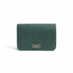 Women's Shoulder Bag PU Leather Turn Lock Chain Messenger Bag