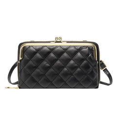 Women's Double-Layer Rhombus Chain Shoulder Bag