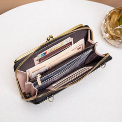 Women's Double-Layer Rhombus Chain Shoulder Bag