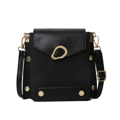 Mini PU Shoulder Bags Rivet Waterproof Crossbody Phone Bag