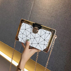 High-End Small Square Bag Shoulder Chain Messenger Bag