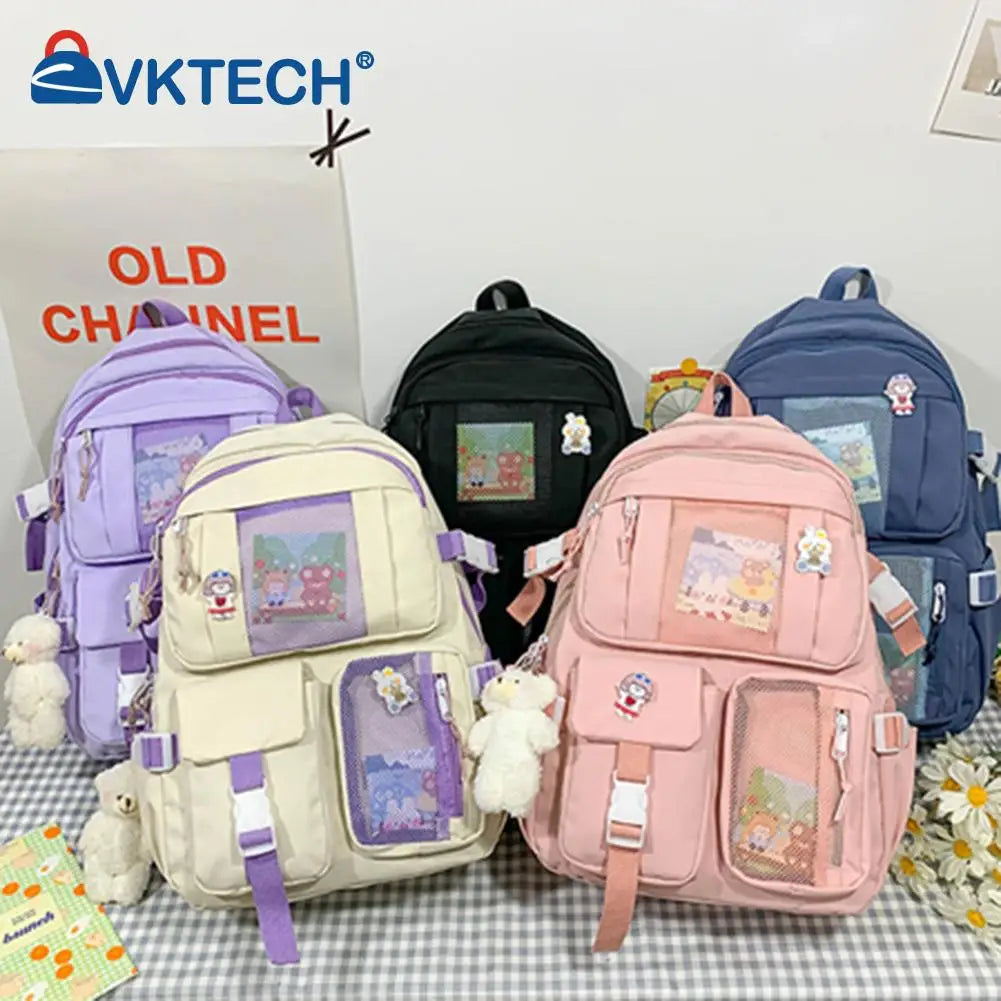Women's Travel Backpack Waterproof Schoolbag Large Capacity Laptop Backpack