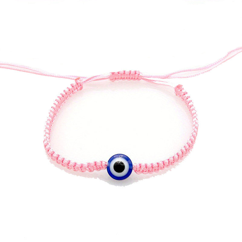 Evil Eye Charm Red Rope Adjustable Bracelet Unisex Hand Decoration