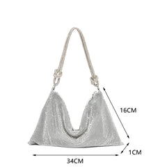 Rhinestone Shoulder Bag Evening Clutch Wedding Purse