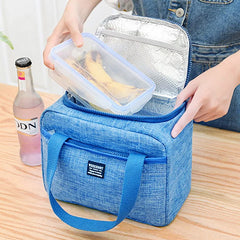 Lunch Bag Cooler Tote Insulated Box Thermal Food Container Handbag Bento Pouch