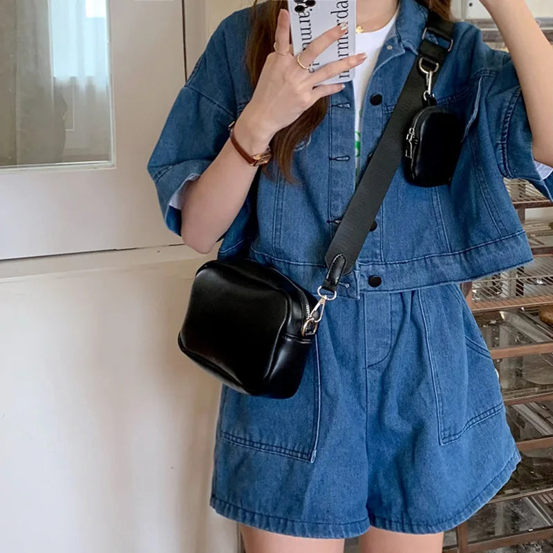 2022 Retro Bag Three-In-One Women's Shoulder Messenger