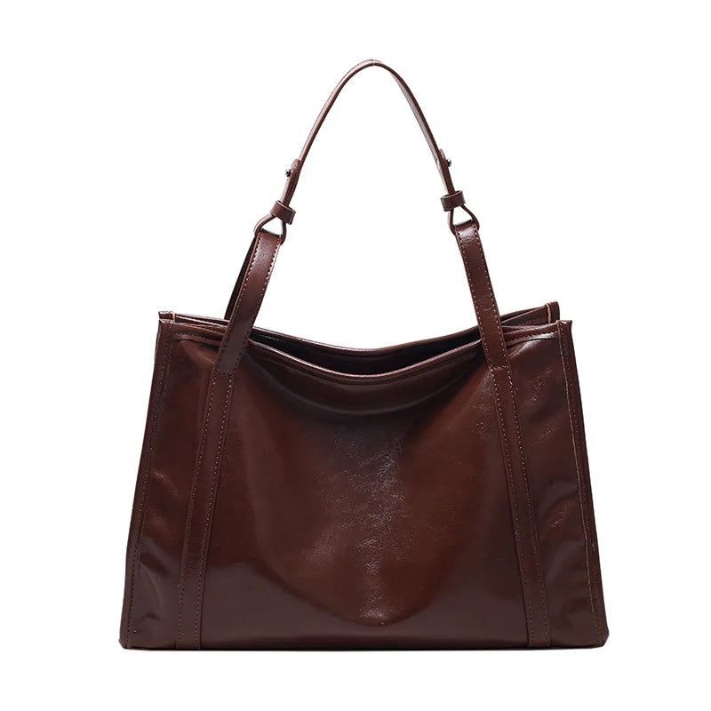 2022 Women's Large Capacity Shoulder Bag Casual Messenger Bag Retro Handbag