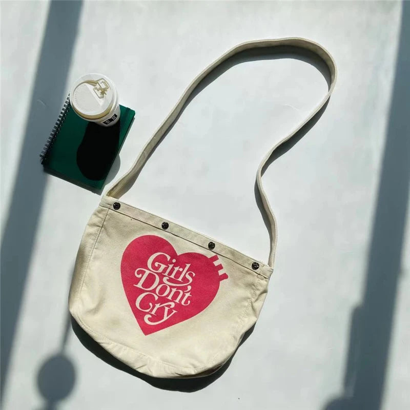 2022SS Girls Don?t Cry HUMAN Bag Men Women CANVAS Bag