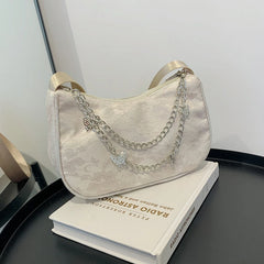 2022 Lace Armpit Bag Chain Retro Crossbody Handbag