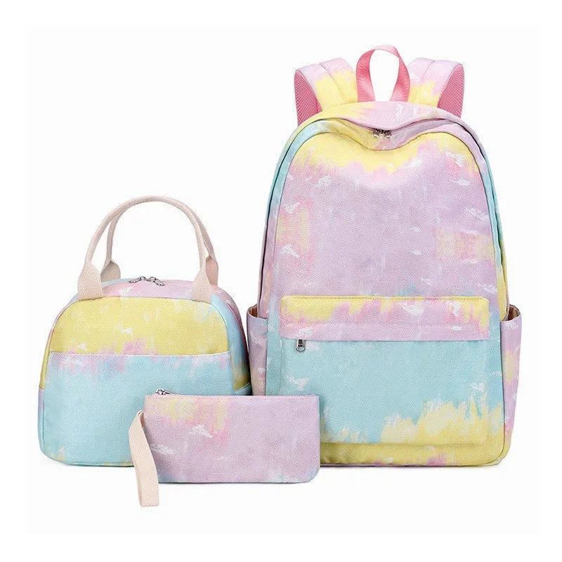 2023 3pcs/set Printing Kid Backpacks School Bags Girls Children