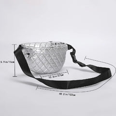 Women's Down Waist Pack Crossbody Bag for Winter Shopping