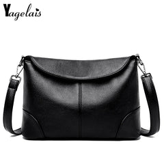 Leather Clutch Bag Small Soft Leather Handbag Women High Crossbody Bag
