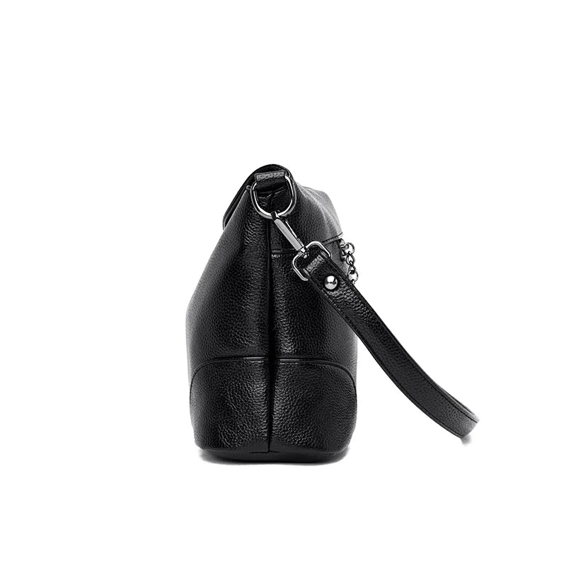Leather Clutch Bag Small Soft Leather Handbag Women High Crossbody Bag