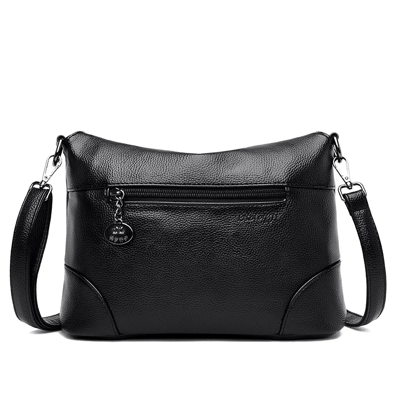 Leather Clutch Bag Small Soft Leather Handbag Women High Crossbody Bag