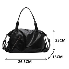 Casual Soft Leather Tote Bag for Women Large Capacity Handbag