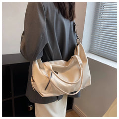 Casual Soft Leather Tote Bag for Women Large Capacity Handbag
