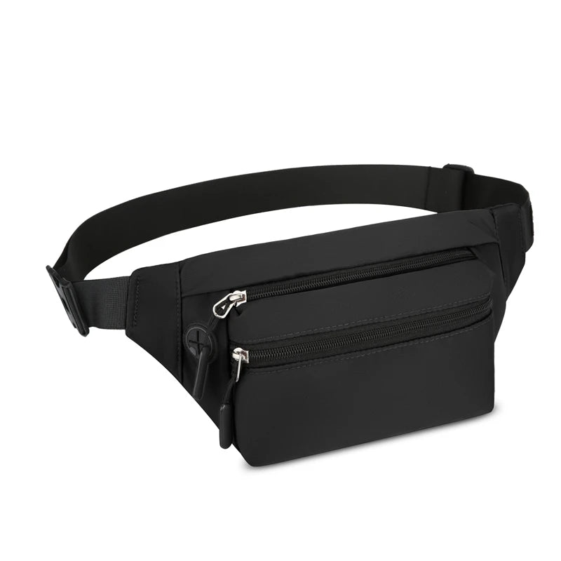 Women Fanny Packs Nylon Waist Bag Leisure Sports Messenger Bags