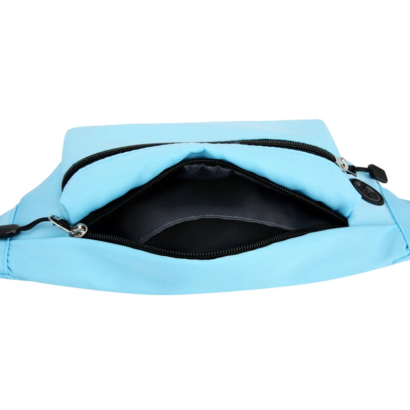 Women Fanny Packs Nylon Waist Bag Leisure Sports Messenger Bags
