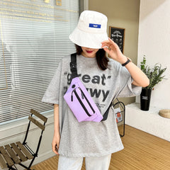 Women Fanny Packs Nylon Waist Bag Leisure Sports Messenger Bags