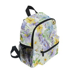 Kids Flower Print Backpack School Bag for 3-8 Year Olds