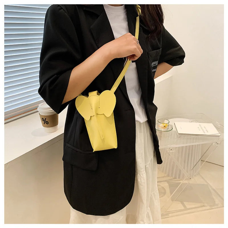 Elephant Mini Shoulder Bag for Women's Crossbody Handbag
