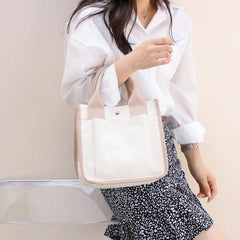Fashionable Multifunction Students Satchel Handbag with Big Pockets