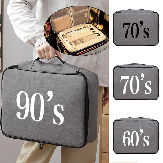 Large Lockable Document Organizer Folder Case