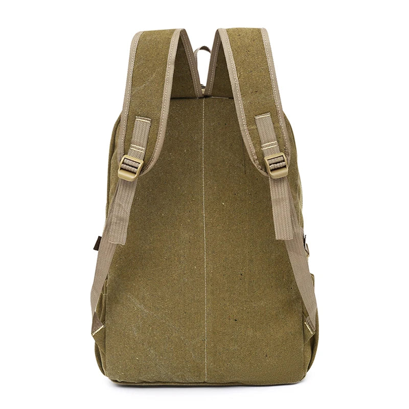 Waterproof Outdoor Canvas Backpack Men Sport Back Pack Male Schoolbag