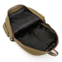 Waterproof Outdoor Canvas Backpack Men Sport Back Pack Male Schoolbag