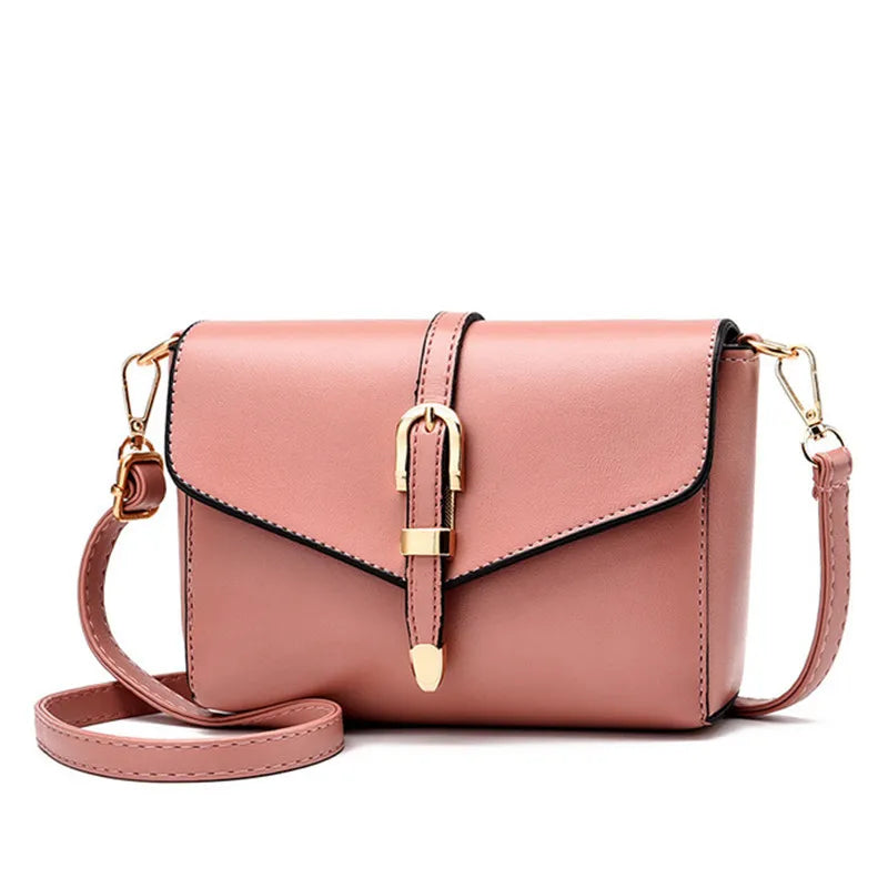Women's PU Leather Small Handbags Lady Shoulder Bags
