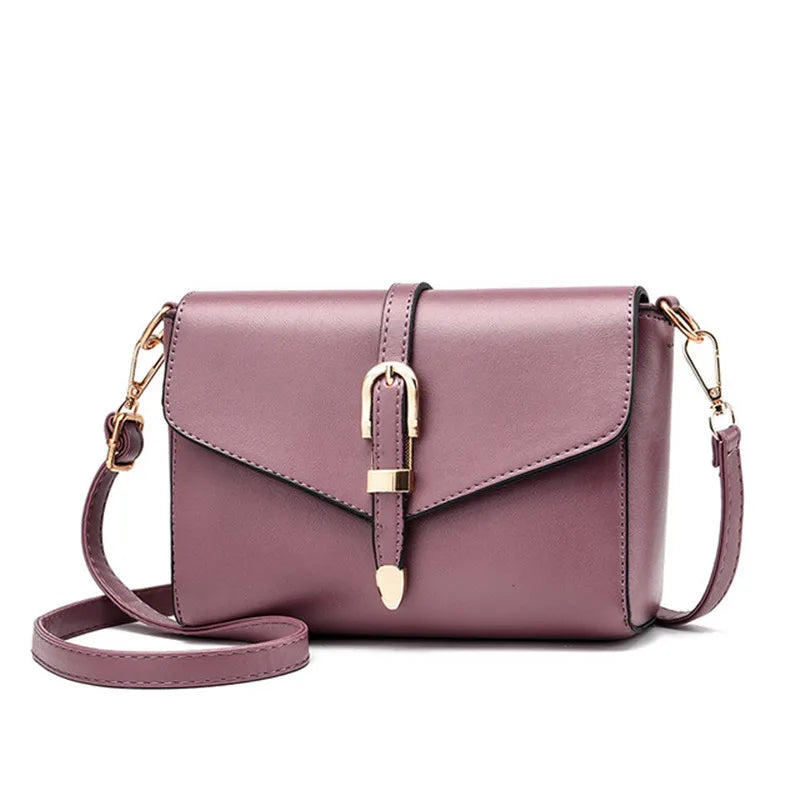 Women's PU Leather Small Handbags Lady Shoulder Bags