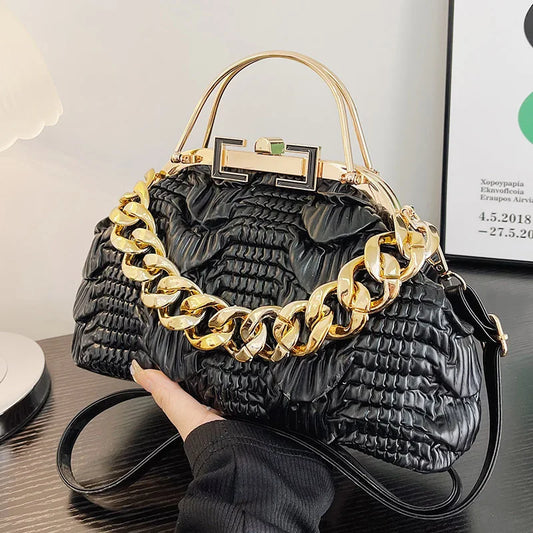 Pink Green Shoulder Bags Chain Crossbody Bags Totes