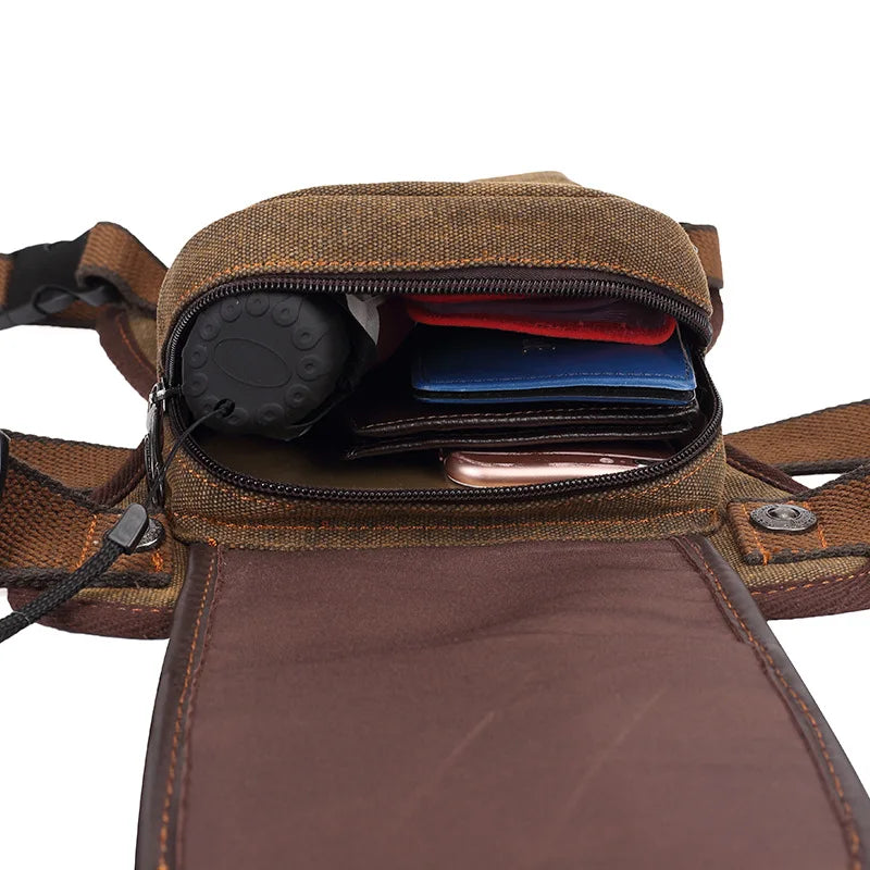 Canvas Waist Bag Tactical Chest Bag