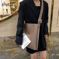 Women's Large Capacity Shoulder Bag Soft PU Leather Tote Handbag