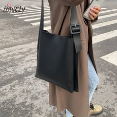 Women's Large Capacity Shoulder Bag Soft PU Leather Tote Handbag