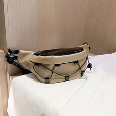 Women Waist Bags Pu Leather Sling Crossbody Bags Fanny Pack