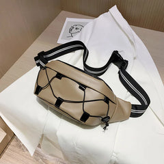 Women Waist Bags Pu Leather Sling Crossbody Bags Fanny Pack