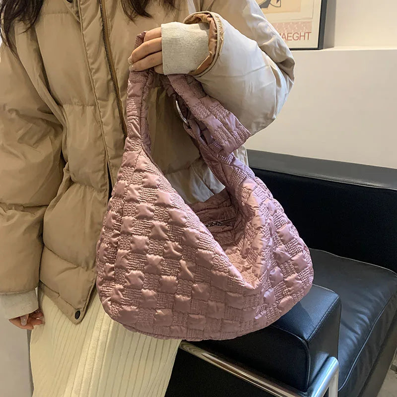 Winter Female Shoulder Bag High Capacity Tote Bag