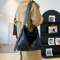 Soft Shoulder Bags Tote Big Pockets PU Leather