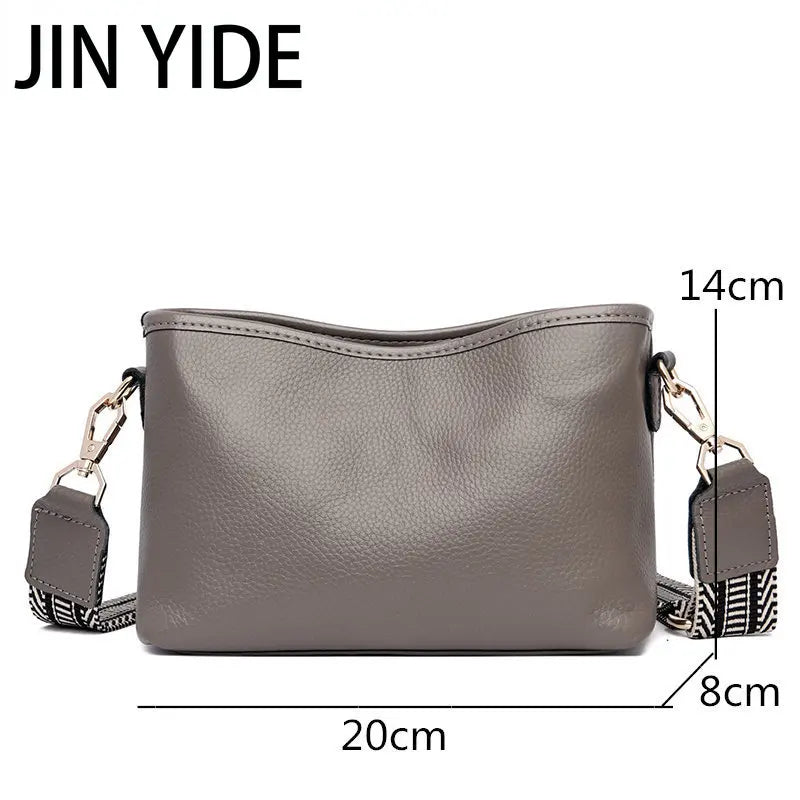 Solid Cow Women Shoulder Crossbody Bag Ladies Phone Bag And Purses Leather Handb