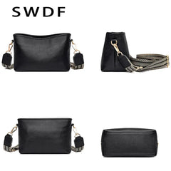 Solid Cow Women Shoulder Crossbody Bag Phone Purses