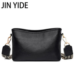 Solid Cow Women Shoulder Crossbody Bag Ladies Phone Bag And Purses Leather Handb