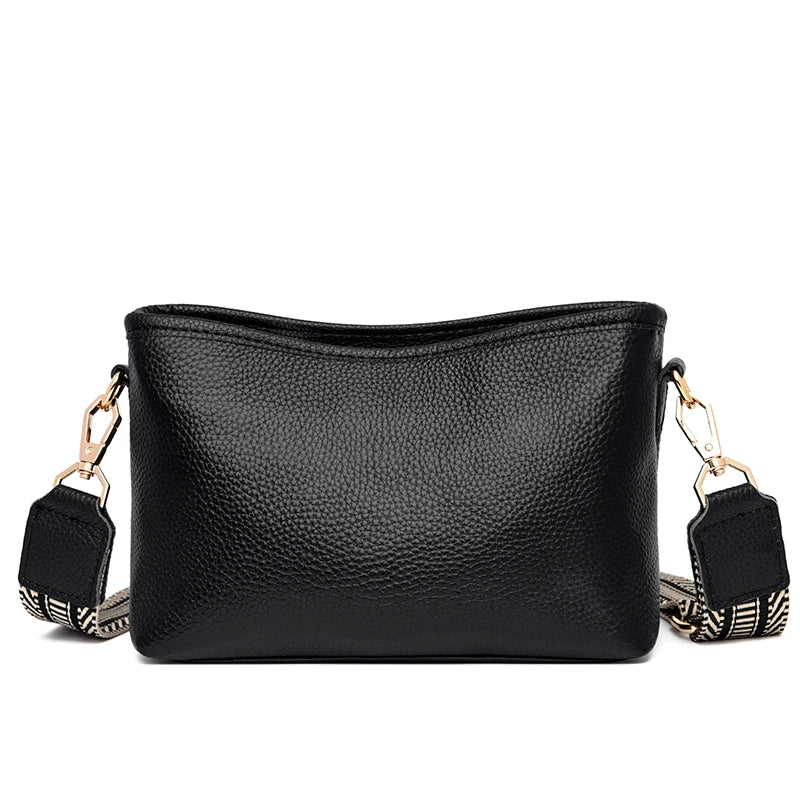 Solid Cow Women Shoulder Crossbody Bag Phone Purses